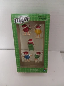 Department 56 M&M Mini Characters Hanging Christmas Ornaments Set Of 5 2007 Rare - Picture 1 of 5