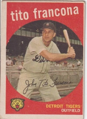 1959 Topps Baseball #268 TITO FRANCONA - Image 1 of 2