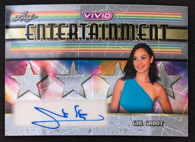 2025 Leaf Vivid Entertainment Gal Gadot  Auto 1/1 Laser - Image 1 of 2