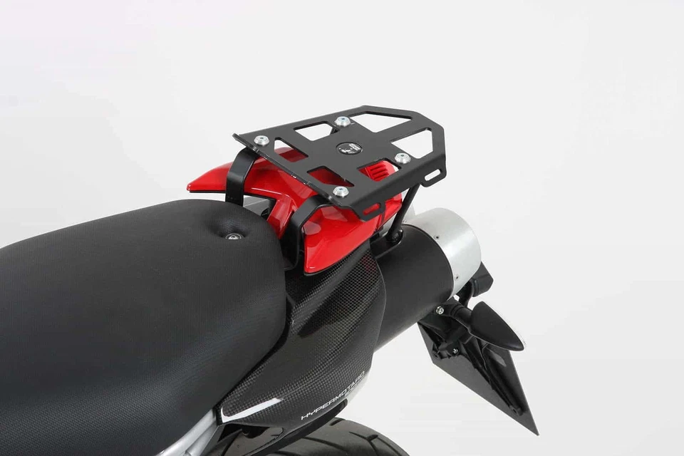 Minirack Soft Luggage Rear Rack Black for Ducati Hypermotard 796/1100 Evo/SP - Imagem 1 de 1