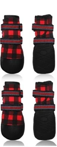 Dog Shoes for Medium, Large Dogs Waterproof Reflective Adjustable Winter Dog #8. - Picture 1 of 2