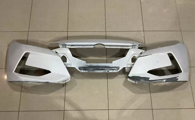 Front Bumper Cover White 2020 2021 2022 Nissan Sentra 62022-6LBOH OEM - Image 1 of 4