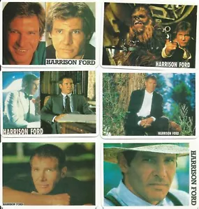 PORTUGAL Star Wars JORGE LOBO Harrison Ford tarjetas de calendario (1993) conjunto de 12 tarjetas - Imagen 1 de 2