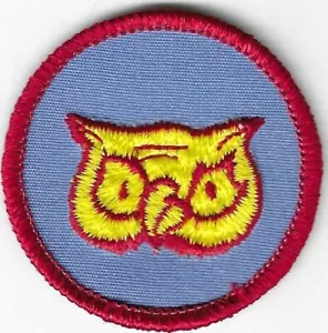BSA TOPPA MEDAGLIONE PATTUGLIA COLORE COME NUOVO GUFO ROSSO-GIALLO RETRO CARTA - Foto 1 di 3