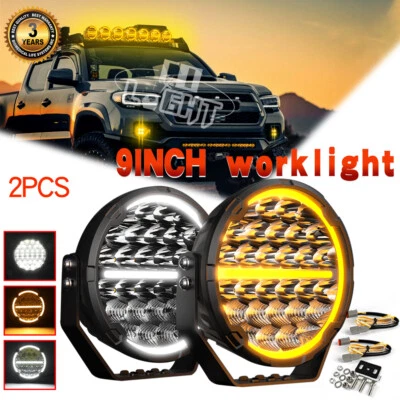 4/5/7/9inch LED Driving Work Light Combo Beam Offroad Fog Lamp SUV Truck 4WD UTV - Image 1 of 4