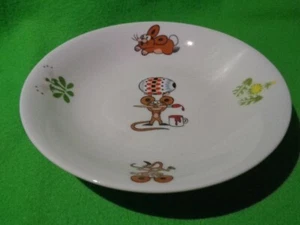 Suppenteller  Krtek  Maulwurf  Frohe Ostern und viele Ostereier  20 cm von Thun - Bild 1 von 2