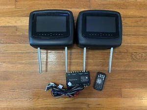 ROSEN AV Headrest Entertainment System With Module & Remote UNTESTED - Picture 1 of 10