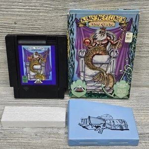 King Neptune's Adventure Nintendo NES Black Cartridge Variant Box Authentic Work - Picture 1 of 24