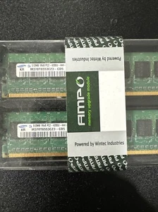 Samsung 512MB 1Rx8 PC2 Pack Of 2 3AMD2667-4G2K-R Wintec Industries - Picture 1 of 3
