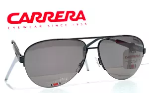 CARRERA Matte Black 62mm POLARIZED Grey Lens Sunglass 8030/S 003 - Picture 1 of 13