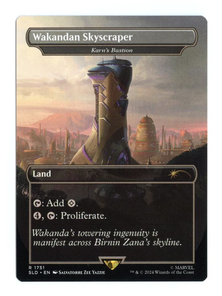 MTG | Wankandan Skyscarper / Karn's Bastion | Secret Lair | Marvel | NM | EN - Bild 1 von 1