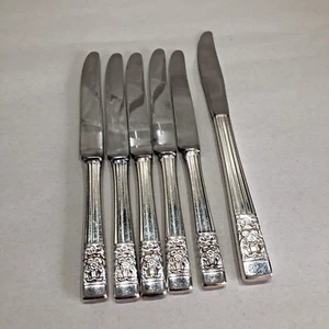 Vintage Hampton Court Community Plate Silver Plate Table Cutlery 5xButter 1xSide - Picture 1 of 9