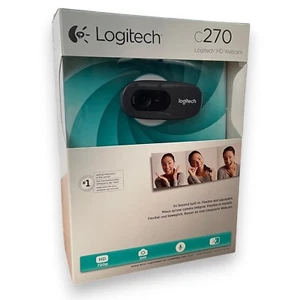 Kamera internetowa LOGITECH HD C270 HD 720p / 30fps, panoramiczne połączenia wideo HD - Zdjęcie 1 z 4