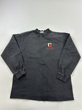 Vintage Oregon State Beavers Shirt Mens Large Black Long Sleeve Mock Neck USA