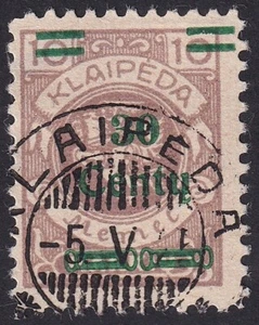 Memel 30 C. a 10 M. Mi.Nr. 222 Ie Sellado Hallazgo BPP Mi.Valor 300€ (938) - Imagen 1 de 4