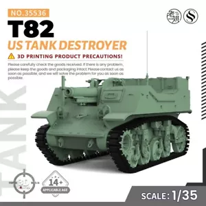 SSMODEL WOT SS536 V1.9 1/35 25mm Kit Modelo Militar US T82 Tanque Destructor WT - Imagen 1 de 5