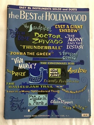 The Best of Hollywood Songbook (Easy Bb Instruments Solos and Duets) - Image 1 of 4