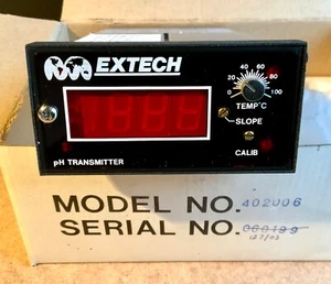 EXTECH Digital pH Transmitter Model 402006 1984 - Picture 1 of 8