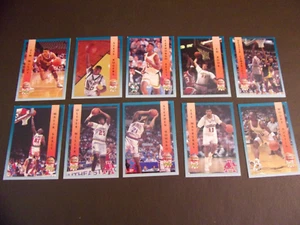 Lot Of Ten Front Row Draft Picks 1992 NBA Trading Cards - Picture 1 of 7