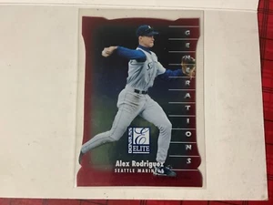1998 Donruss Elite #120 ALEX RODRIGUEZ Generations Aspirations Red Die-Cut /750! - Picture 1 of 2