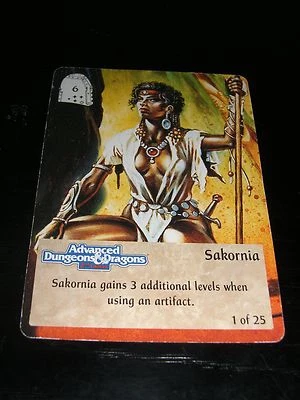Sakornia 1 of 25 Spellfire Advanced Dungeons & Dragons First Edition CHASE CCG - Image 1 of 2