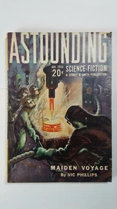 Astounding Science Fiction Magazine January 1939 Maiden Voyage Phillips - Picture 1 of 8