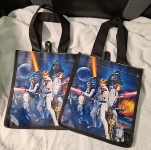 Star Wars Children's Mini Carry Bags For Shopping Like The Grown-ups $6.25! Both - Picture 1 of 5