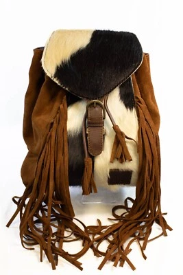 Mochila con flecos de cuero y piel de bovino STS RANCHWEAR (GIB) Foto 1 de 4