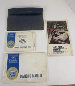 1966 CADILLAC OWNERS MANUAL SET ORIGINAL RARE GLOVEBOX BOOKS 66 - Picture 1 of 4