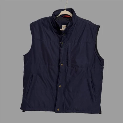 Bob Timberlake Men’s Quilted Puffer Vest Large Blue Size Large Outerwear - Image 1 of 4