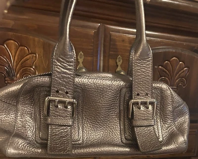 Furla Genuine Leather Italy Handbag ~ Metallic Bronze - Image 1 of 4