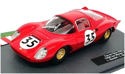 Altaya 1/43 Scale 30424B - Ferrari Dino 206 S #35 1000km Monza 1966 - Red - Image 1 of 4