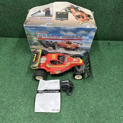 Radio Shack Red Arrow Buggy RC Car 60-4077 w/ Box - UNTESTED AS IS - Image 1 of 4