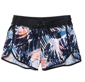 L.L. Bean Damen Plus 3X marineblau mehrere Palmen 3" UPF 50+ Strick Badeshorts - Bild 1 von 7