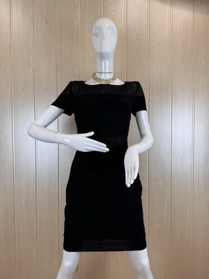 PVP €400 ELISABETTA FRANCHI Mini Vestido IT44 US8 UK12 Hecho en Italia Foto 1 de 4