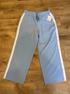 Pantalones de chándal para mujer de tiro medio - JoyLab azul bebé L nuevos con etiquetas dobladillo dividido ropa de calle - Imagen 1 de 8