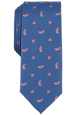 Bar III Men Hilldale Watermelon Graphic Tie Blue One Size - Image 1 of 2