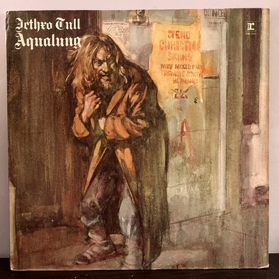 JETHRO TULL - Aqualung (w/Lyric Insert) (1971) - 12" Vinyl Record LP - VG+ - Image 1 of 4