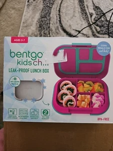 Bentgo Kids Chill Leak-Proof Bento Box with Removable Ice Pack - Fuchsia/Teal - Picture 1 of 5