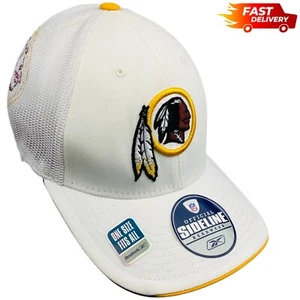 Reebok Washington Redskins NFL Cap One Size Red White Signed - Bild 1 von 7