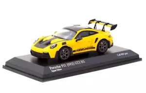 1/64 Porsche 911 992 GT3 RS 2022 gelbes Modell von Minichamps x Asphalt 643062105 - Bild 1 von 3