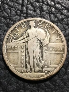 1917 Tipo 1 - Cuarto Libertad Permanente - F+ - INV#6259 - Imagen 1 de 2