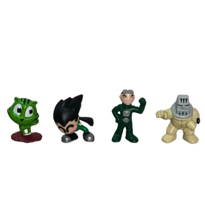 Teen Titans Action Figure Lot Mini Figures Toy Beast Boy Robin Gizmo Cinderblock - Image 1 of 4