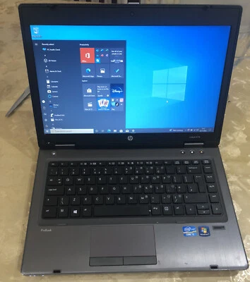 HP ProBook 6460b14" intel core i5 8 GB  RAM 500 GB HDD DVD Win 10 Pro - Image 1 of 4
