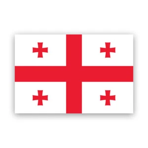 Georgian Flag Sticker Decal - Weatherproof - georgia geo ge - Picture 1 of 4