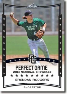 10-Count Lot BRENDAN RODGERS 2014 Leaf Perfect Game All-American Rookies - Picture 1 of 1
