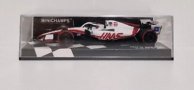 1:43 MINICHAMPS MODELLINO AUTO F1 HAAS VF-22 MAGNUSSEN BAHRAIN GP 2022 DIE CAST - Immagine 1 di 4