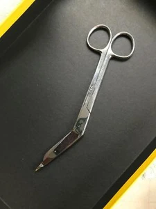Tijeras de eliminación de vendaje médico de 7,25" N & H Pakistán cromo y acero inoxidable - Imagen 1 de 4