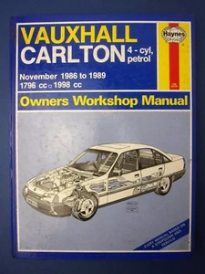Haynes Owners Workshop Manual Vauxhall Carlton petrol 1986 to 1989 (1712) - Picture 1 of 1