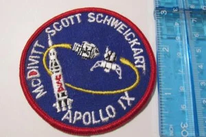 APOLLO 9 CREW PATCH VINTAGE 3" MCDIVITT, SCOTT & SCHWEICKART ORIGINAL 1970'S - Picture 1 of 1